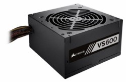 Fuente de Poder Corsair VS600 80 PLUS White, ATX, 120mm, 600W