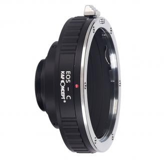 Lentes Canon EOS EF a adaptador de montura de lente C K&F Concept M12231 Adaptador de lente