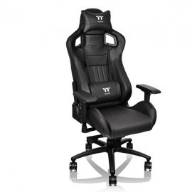 Tt eSPORTS Silla Gamer X Fit, hasta 120Kg, Negro