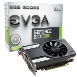 Tarjeta de Video EVGA NVIDIA GeForce GTX 960, 2GB 128-bit GDDR5, PC...