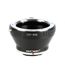 Lentes Contax Yashica a adaptador de montura de lente Pentax Q con montura de trípode Adaptador de lente K&F Concept M14162