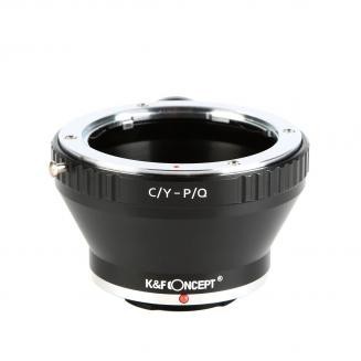 Lentes Contax Yashica a adaptador de montura de lente Pentax Q con montura de trípode Adaptador de lente K&F Concept M14162
