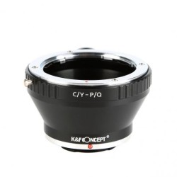 Lentes Contax Yashica a adaptador de montura de lente Pentax Q con montura de trípode Adaptador de lente K&F Concept M14162