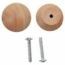 BOTON DE MADERA REDONDO DE C-2 MADISON MILL