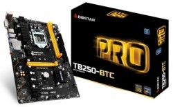 Tarjeta Madre Biostar ATX TB250-BTC, S-1151, Intel B250, USB 3.0, 3...