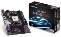 Tarjeta Madre Biostar micro ATX B350ET2, S-AM4, AMD B350, USB 3.0, ...