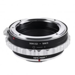 Lentes Nikon G/F/AI/AIS/D a adaptador de montura de lente M43 MFT Adaptador de lente K&F Concept M18121