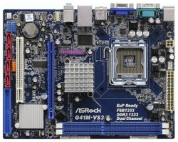 Tarjeta Madre ASRock micro ATX, S-775, 8GB DDR3, para Intel