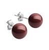 Set Collar Dije Perla Arete Pulsera Zvezda Plata 0.925 Mujer Vino