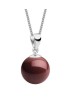 Set Collar Dije Perla Arete Pulsera Zvezda Plata 0.925 Mujer Vino