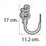 RETENEDOR DECORATIVO SCROLL BALI
