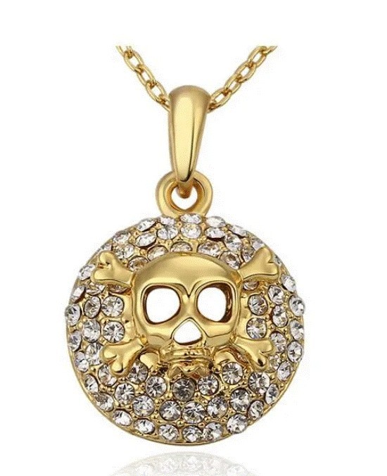 Dije con cadena Ocean Heart, Baño oro rosa, 18K, ACM5-14-06