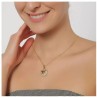 Dije con cadena Ocean Heart, Baño oro rosa, 18K, ACM5-14-06