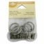 7 PK DE ANILLOS DE METAL C/CLIP ANTIQUE BRASS GRABER