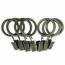 7 PK DE ANILLOS DE METAL C/CLIP ANTIQUE BRASS GRABER