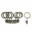 7 PK DE ANILLOS DE METAL C/CLIP ANTIQUE BRASS GRABER