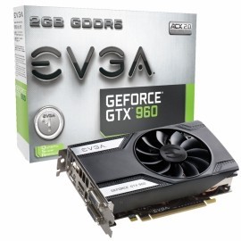 Tarjeta de Video EVGA NVIDIA GeForce GTX 960, 2GB 128-bit GDDR5, PC...