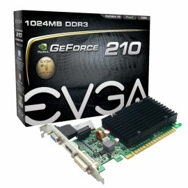 Tarjeta de Video EVGA NVIDIA GeForce 210, 1GB 64-bit GDDR3, PCI Exp...