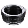 Lentes Pentax K a lente Sony E Adaptador de montura K&F Concept M17101