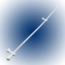 1/2 BALL WD POLE 4´ WHITE GRABER.