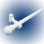 1/2 BALL WD POLE 4´ WHITE GRABER.