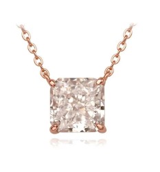 Collar Eyla rose gold hecho de plata .925 con chapa de oro rosa 18K.