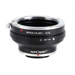 Lentes Minolta A / Sony A a adaptador de montura de lente Pentax Q Adaptador de lente K&F Concept M22161