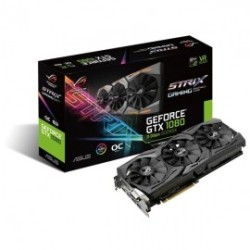Tarjeta de Video ASUS GeForce GTX 1080 ROG STRIX Gaming, 8GB 256-bi...