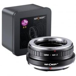 Lente Rollei (QBM) a cámara Nikon serie Z Adaptador de lentes de alta precisión, QBM-NIK Z
