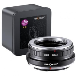 Lente Rollei (QBM) a cámara Nikon serie Z Adaptador de lentes de alta precisión, QBM-NIK Z