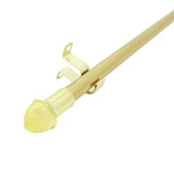 CORTINERO 7-16 PULGADAS EXTENDIBLE 28-48 PULGADAS DORADO GRABER.