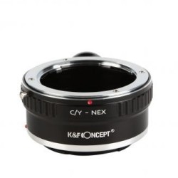 Lentes Contax Yashica a adaptador de montura de lente Sony E con montura de trípode Adaptador de lente K&F Concept M14102