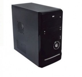 Gabinete K-mex 8602, Micro-ATX, USB 2.0, Incluye Fuente de 450W, Negro