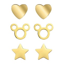 Set de Aretes Enso Para Mujer EJE3349G Dorado