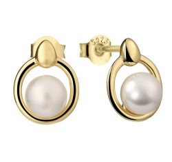 Aretes Enso 925 Para Mujer ESE120G Plateado