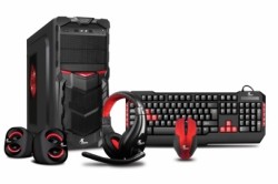 Gabinete Xtech XT-GMR-S LED Rojo, Tower, ATX, USB 2.0, con Fuente d...