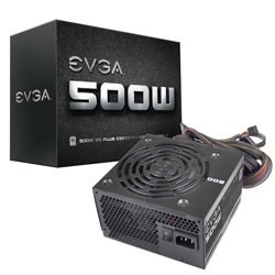 Fuente de Poder EVGA 100-W1-0500-KR 80 PLUS, ATX, 120mm, 500W