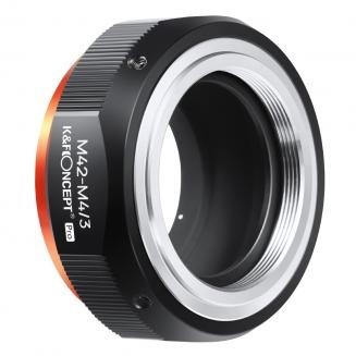 Adaptador de lentes de alta precisión M42-M4/3 PRO (naranja) Adaptador de lentes K&F Concept M10125