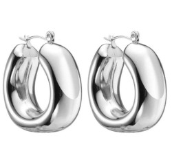 Aretes de Acero Inoxidable Enso para Dama EICN232104S Acero