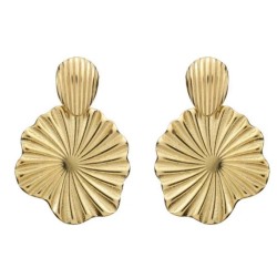 Aretes de Acero Inoxidable Enso para Dama EICE232109G Dorado