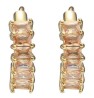 Aretes de Acero Inoxidable Enso para Dama EICB232139G Dorado
