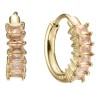 Aretes de Acero Inoxidable Enso para Dama EICB232139G Dorado