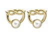 Aretes de Acero Inoxidable Enso para Dama EICB232137G Dorado