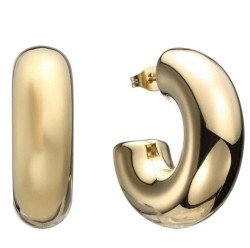 Aretes de Acero Inoxidable Enso para Dama EICN232102G Dorado