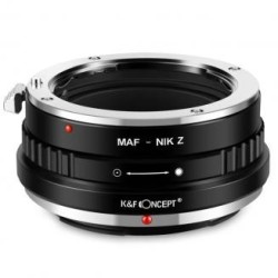 Minolta MA Lente de montura AF a cámara Nikon Z6 Z7 Adaptador de montura de lente K&F Concept