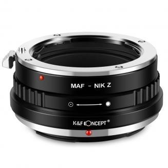 Minolta MA Lente de montura AF a cámara Nikon Z6 Z7 Adaptador de montura de lente K&F Concept