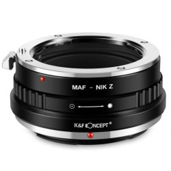 Minolta MA Lente de montura AF a cámara Nikon Z6 Z7 Adaptador de montura de lente K&F Concept
