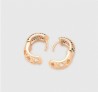Arracadas Cristales Multicolor Niña Adulto Oro 18K Laminado Dorado