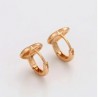 Aretes Arracadas Corazón P/ Dama o Niña Oro 18K Laminado Dorado