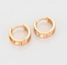 Arracadas Anchas Cristales, Onix y Turquesa Oro 18K Laminado Dorado